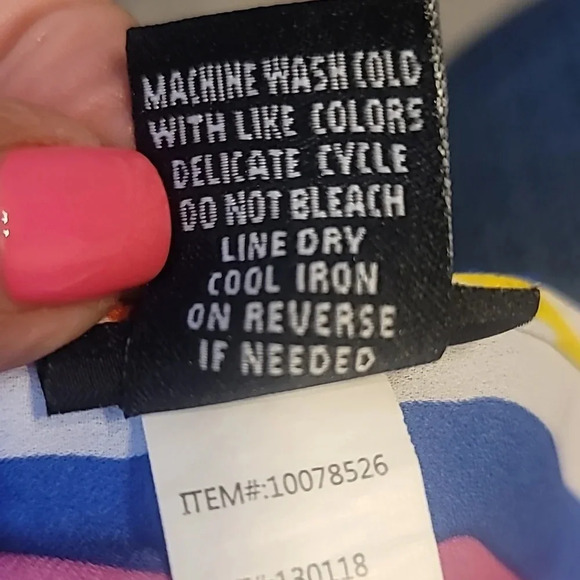 Torrid Bright Striped Sleeveless top - Picture 5 of 6